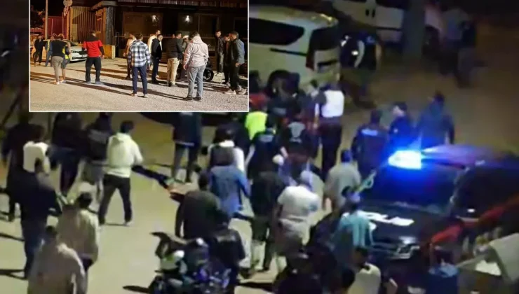 4 saat süren operasyon ilçeyi ayağa kaldırdı! Çatışma çıktı, polis vuruldu