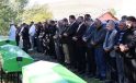 4 tabut yan yana 3’ü kardeş! Gözyaşları sel oldu…