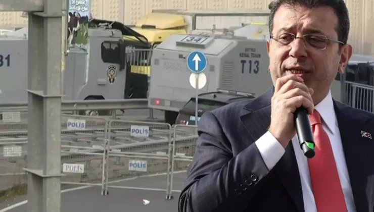 7 ay sonra bir ilk! İmamoğlu, Çağlayan Adliyesi’ne böyle getirildi
