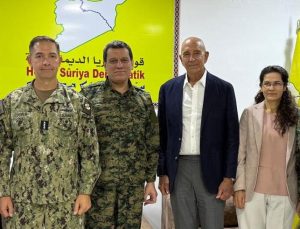 ABD’nin Suriye Özel Temsilcisi Barrack, terör örgütü PKK/YPG’nin elebaşlarından Şahin ile görüştü