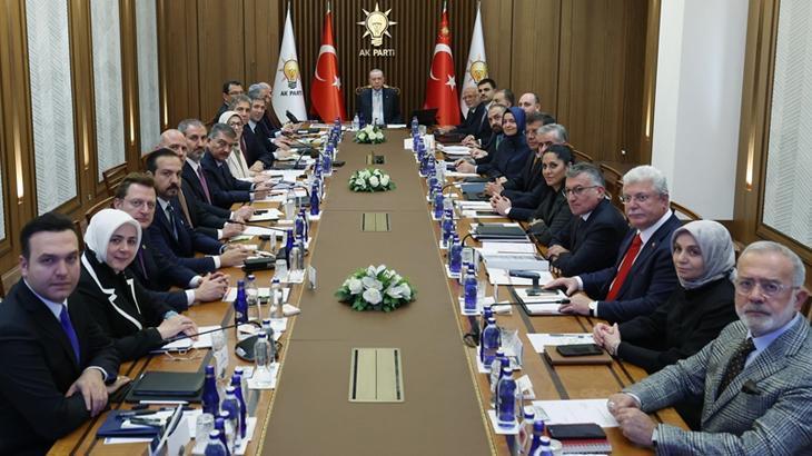 AK Parti MYK Cumhurbaşkanı Erdoğan başkanlığında toplandı