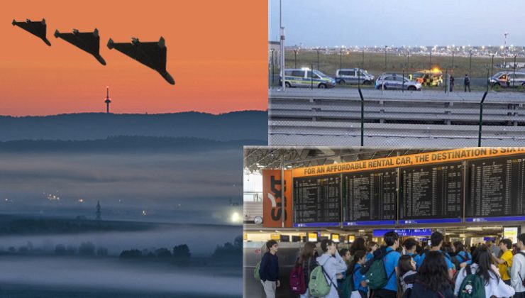 Almanya’da dron paniği sürüyor: Münih’ten sonra şimdi de Frankfurt ve kuzey bölgeleri! Litvanya’da havalimanı kapatıldı