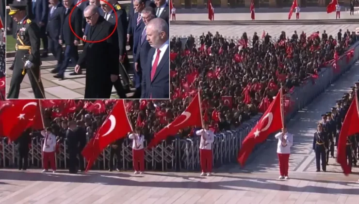 Anıtkabir’de "Her yer Tayyip, her yer Erdoğan" sloganları atıldı
