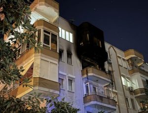 Antalya’da evde yangın: 1 ölü, 1 yaralı