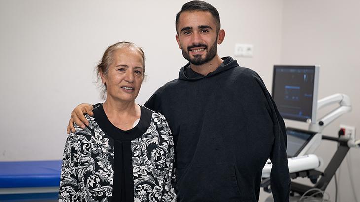 Aynı gün ameliyata alınan anne ve oğul birlikte taburcu oldu