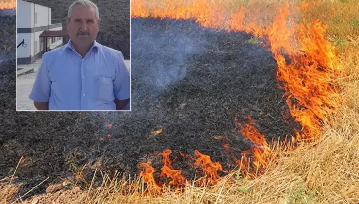 Bahçedeki otları yaktı, alevlerin arasında hayatını kaybetti