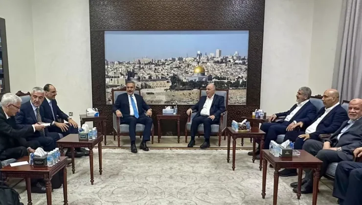 Bakan Fidan ve MİT Başkanı Kalın, Doha’da Hamas yetkilileriyle görüştü