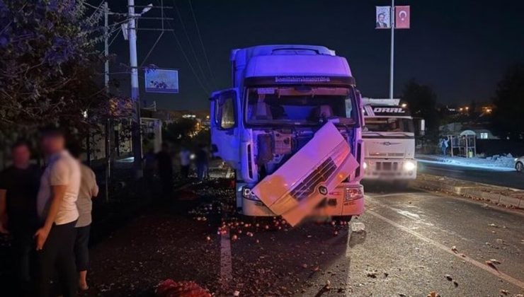 Batman’da 2 TIR çarpıştı: 1 ölü, 1 yaralı