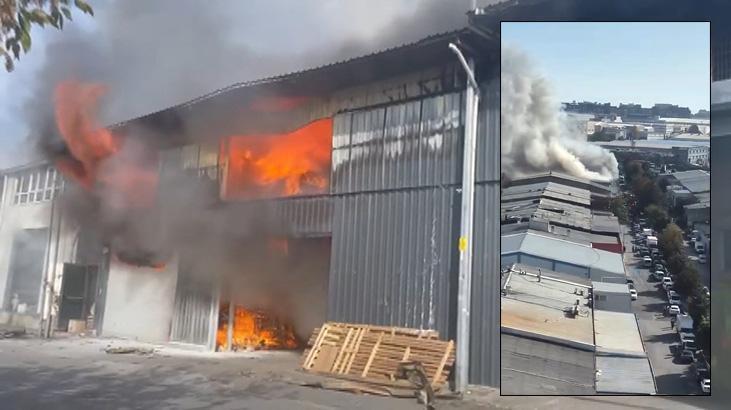 Beylikdüzü'nde fabrika yangın! Olay yerine çok sayıda ekip sevk edildi