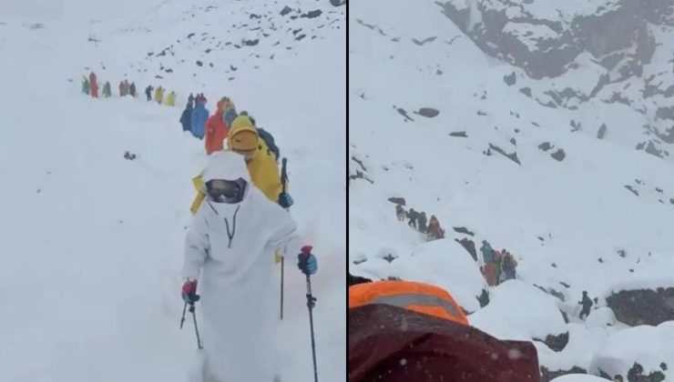 Bin kişi Everest’te mahsur kaldı