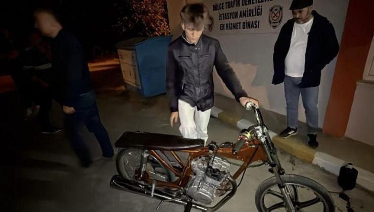 Bisikletini motosiklete çeviren gence şok ceza! Tam 45 bin TL'ye patladı