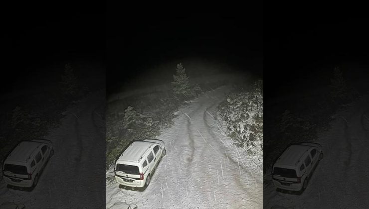 Bolu’da yüksek kesimlere kar yağdı! Bölge beyaza büründü