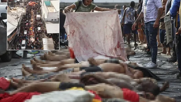 Brazilya’da savaş gibi polis operasyonu! Cesetler sokaklara dizildi