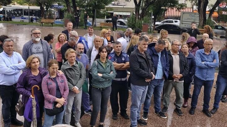 Buca Belediyesi'nde iş bırakma eylemi