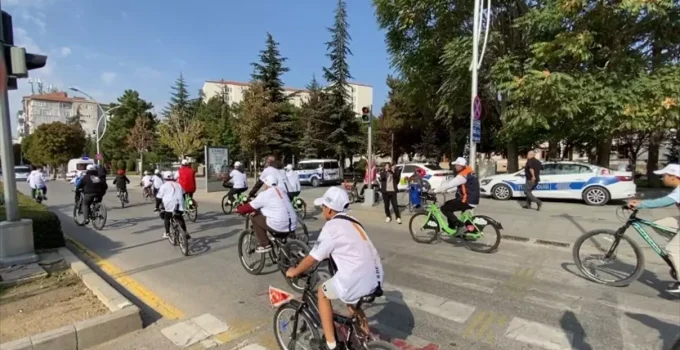 Çorum’da Avrupa Spor Haftası Kapsamında Bisiklet Turu Düzenlendi