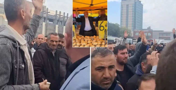 Çorum’da gerginlik tırmanıyor! Oylama yapan pazarcılar, belediye başkanını protesto etti