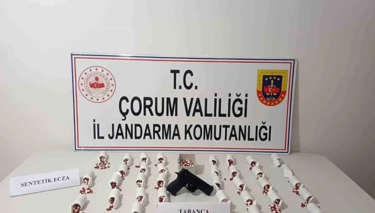 Çorum’da Jandarmadan Uyuşturucu ve Silah Operasyonu