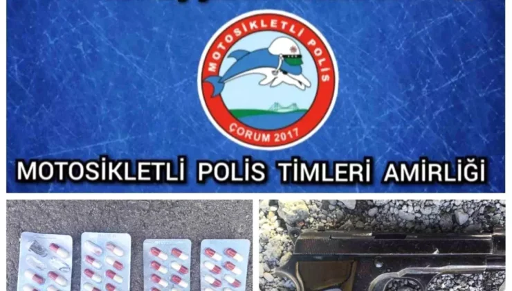 Çorum’da Polis Denetimleri: 5 Tutuklama ve Çok Sayıda Silah Ele Geçirildi