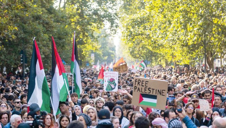 Dünya Sumud filosu için ayakta