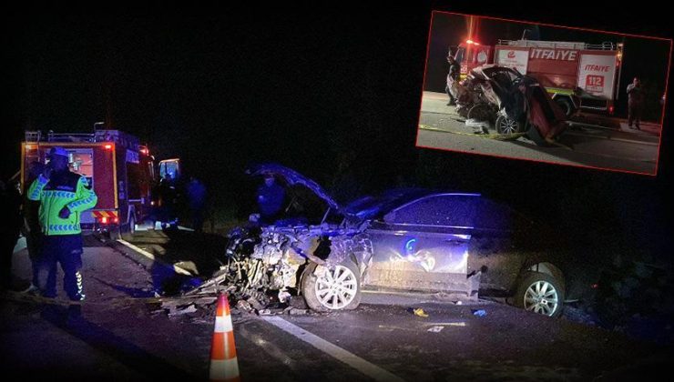 Eskişehir'de 2 otomobil çarpıştı: 1 ölü, 4 yaralı