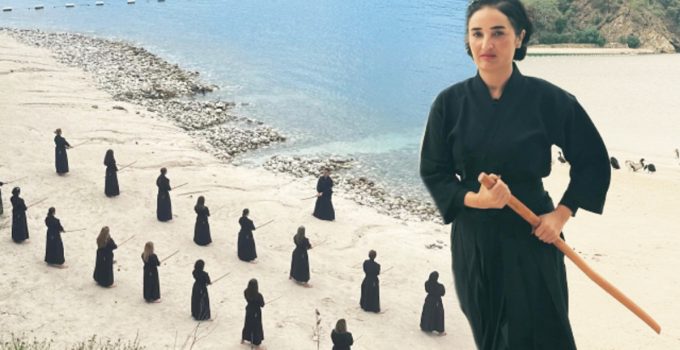 Fadik Sevin Atasoy, samuray eğitimi aldı