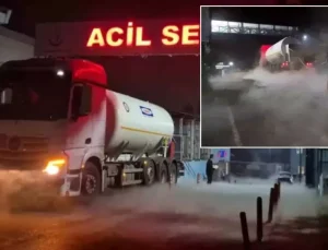 Filmleri aratmayan görüntüler! Sızan oksijen paniğe neden oldu