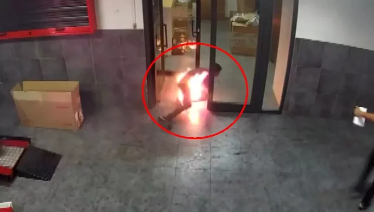 Görüntü Türkiye’den: 16 yaşındaki çocuk, 15 yaşındaki iş arkadaşını ateşe verdi