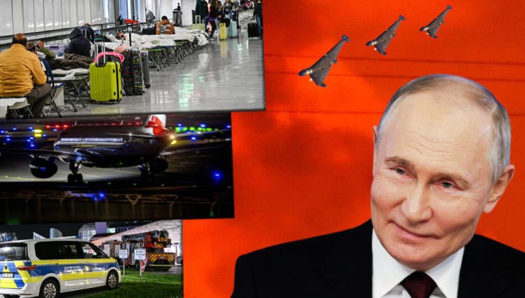 İnsansız hava araçları Münih Havalimanı’nı felç etti! Putin dalga geçti: ‘Bir daha uçurmayacağız’