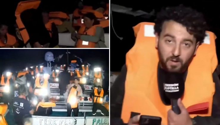 İsrail Özgürlük Filosu’ndaki aktivistleri alıkoydu