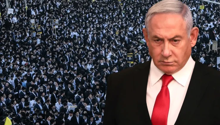 İsrail’de on binlerce Ultra Ortodoks Yahudi, zorunlu askerlik karşıtı gösteri düzenledi