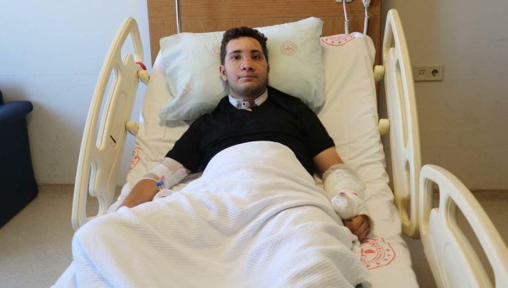 Kazada burnu kopma noktasına gelen motosikletli, ameliyatla sağlığına kavuştu