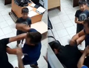 Kocaya karakolda kayınço dayağı!