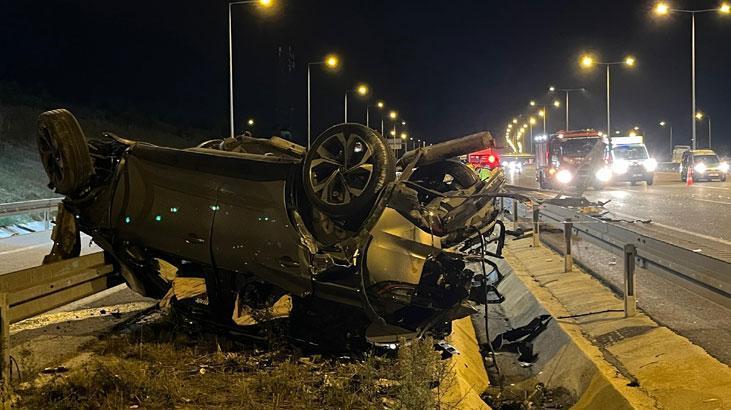 Kuzey Marmara Otoyolu’nda kaza: 2 ölü, 1'i çocuk 5 yaralı