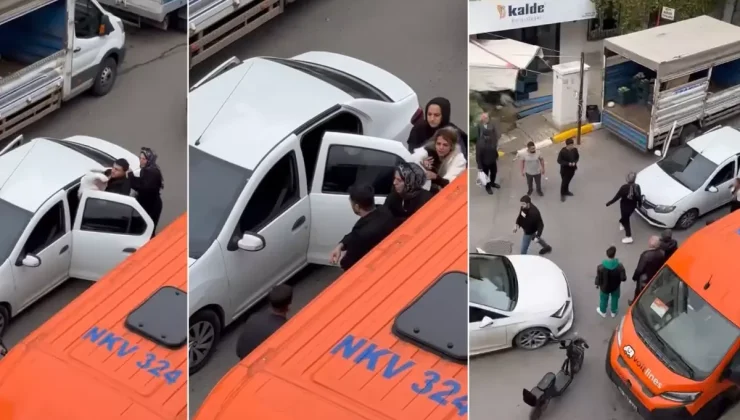 Magandaya bakın! Israrla takip ettiği kadını saçından sürükleyip saldırdı