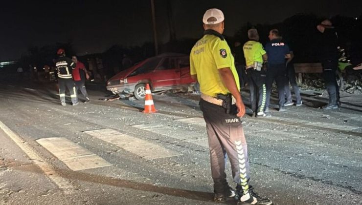 Mersin’de trafik kazası: 1 ölü, 4 yaralı