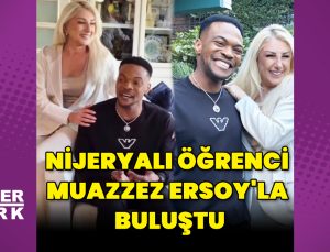 Muazzez Ersoy, Nijeryalı öğrenciyle evinde şarkı söyledi