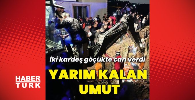 Mudanya’da göçük: 2 kişi hayatını kaybetti