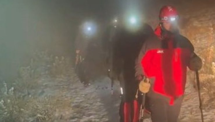 Niğde’deki Aladağlar’da mahsur kalan 4 dağcı kurtarıldı