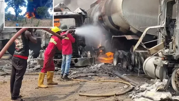 Nijerya’da akaryakıt tankerinin patlaması sonucu 30 kişi hayatını kaybetti