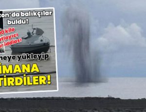 O an kameraya yansıdı… ‘Kamikaze’ insansız deniz aracı imha edildi!