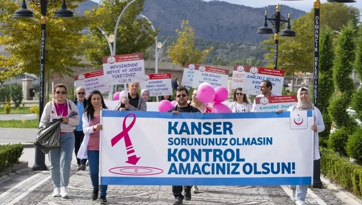 Osmancık’ta Meme Kanseri Farkındalık Yürüyüşü Düzenlendi