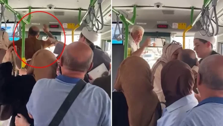 Otobüste "Kart basmadın" kavgası! Şoförün kafasına yumruk darbeleri indirdi