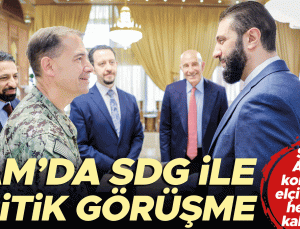 Şara; ABD’li komutan, elçi ve SDG heyetini kabul etti… Şam’da SDG ile kritik görüşme