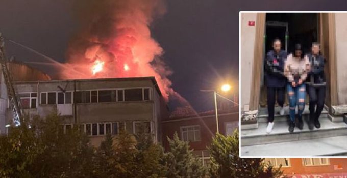 Sevgilisi iş yerine almadı… Genç kadın binayı kundakladı!