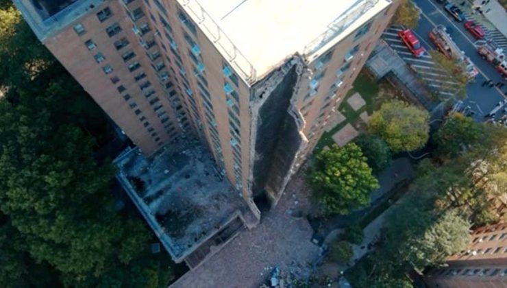 Son dakika… ABD’de korku dolu anlar: 20 katlı binada patlama