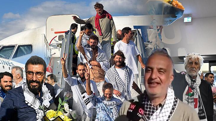 Son dakika… İsrail'in alıkoyduğu Sumud Filosu'ndaki 36 'sı Türk 137 aktivist İstanbul'da