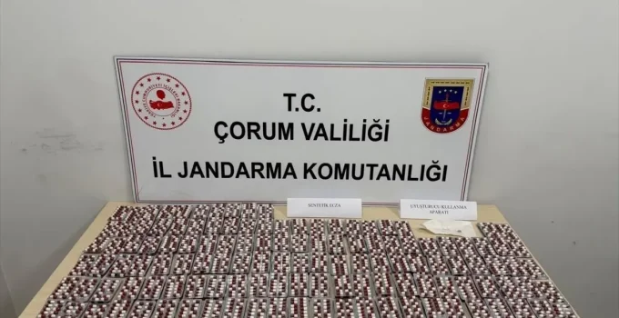 Sungurlu’da Uyuşturucu Operasyonu: 3 Bin 895 Hap Ele Geçirildi