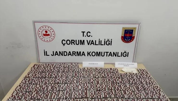 Sungurlu’da Uyuşturucu Operasyonu: 3 Bin 895 Hap Ele Geçirildi