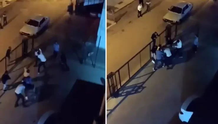Tartıştıkları 2 kişiyle ayırmaya çalışanı dövdüler