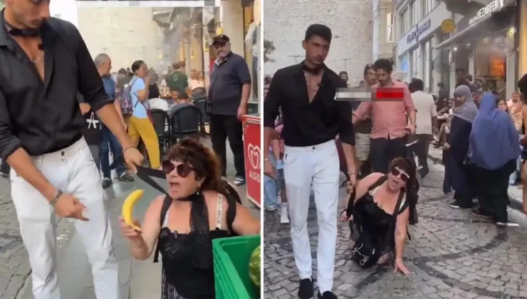 Tasma taktığı kadını sokaklarda gezdirdi! Kullandığı ifadeler de skandal